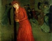 Mujer de rojo - 华金·苏尼埃尔·德·米罗